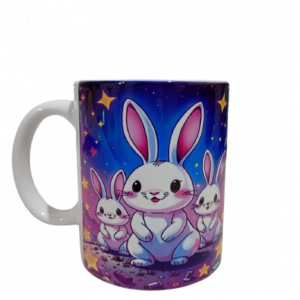 Taza conejitos. Inclue envío.
